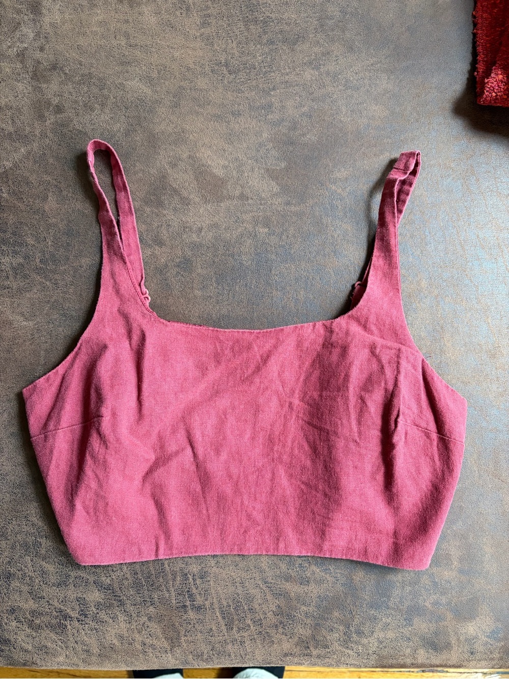 House of Harlow Red Crop Tank Top